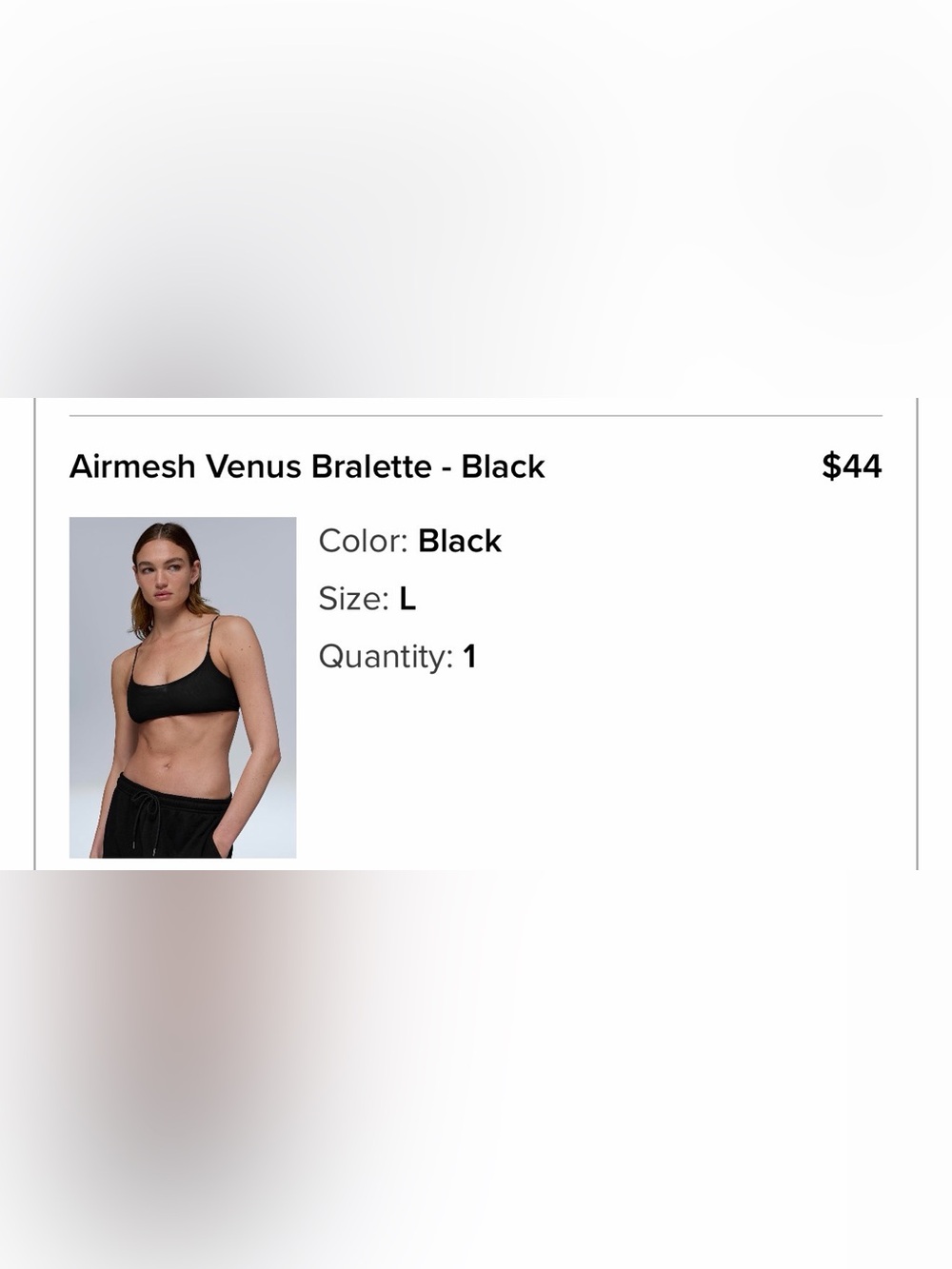 ALO Yoga Airmesh Venus Bralette - Black